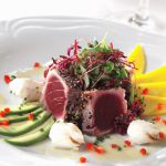 Seared red meat