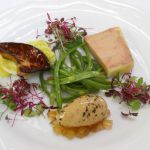 Fancy plated meal