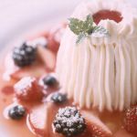 Strawberry mousse dessert